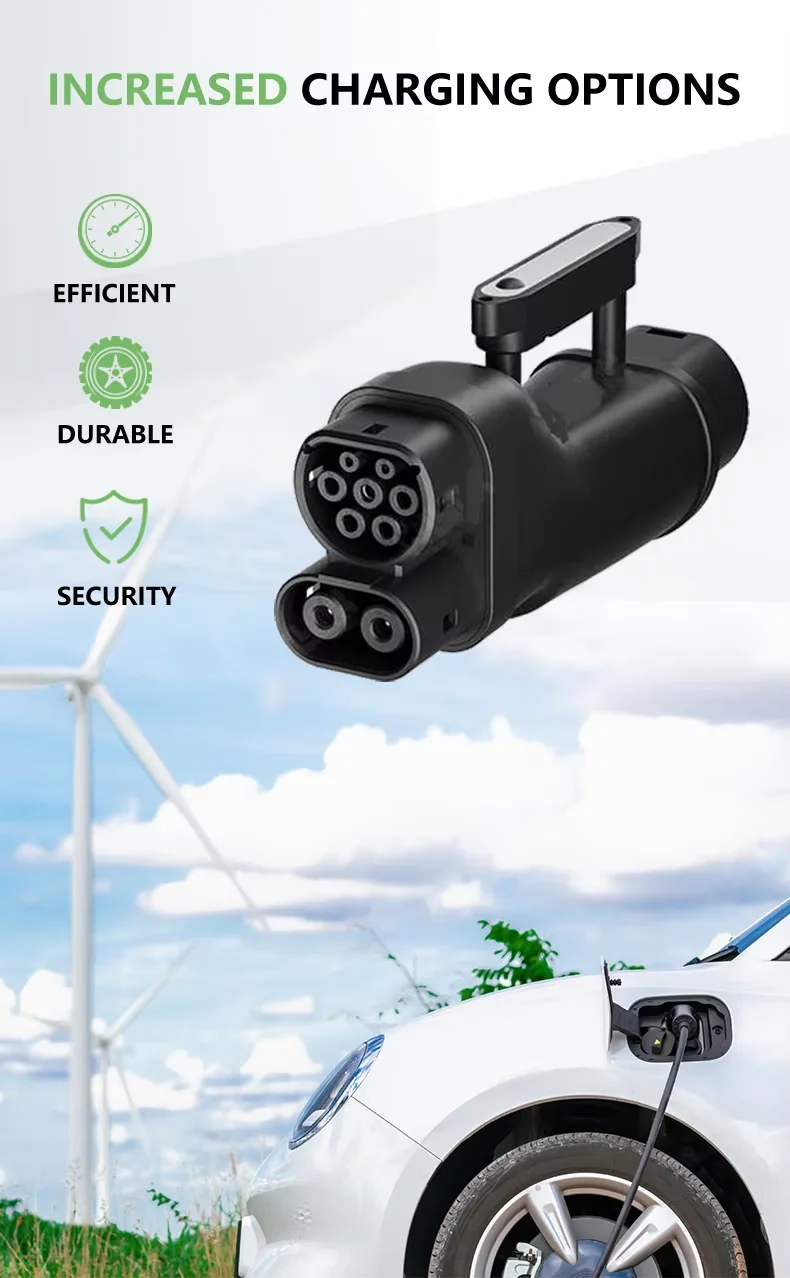 New Energy Vehicle Parts Accessories Charging Station EV Socket GBT to CCS2 CCS 2 DC Charger Adapter view 5