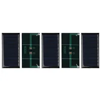 5pcs 30x60mm Solar Panels for DIY Projects Effective 0 25W Energy Solution for 3 7V Charging Lightweight Design