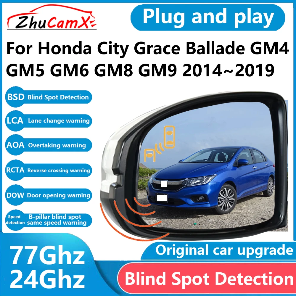 for Honda City Grace Ballade GM4 GM5 GM6 GM8 GM9 BSD Blind Spot Detection Sensor Radar Driving Warning System Plug and Play