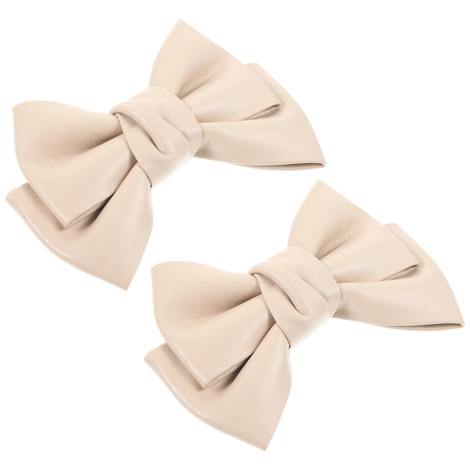 

Bow Shoe Flower Small Buckle Decorate Beige Clips for Women Dress Shoes