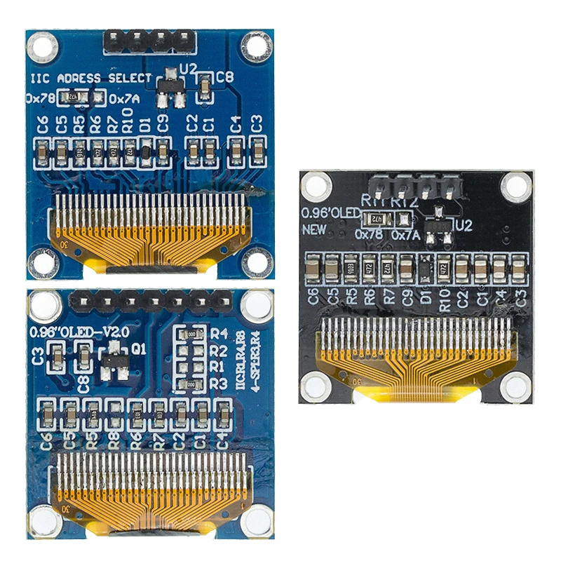 0,96-calowy moduł wyświetlacza IIC Serial White OLED 128X64 I2C SSD1306 12864 LCD Screen Board GND VCC SCL SDA 0.96\