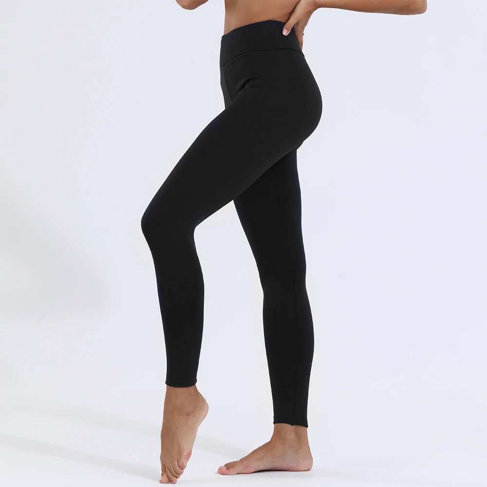 Mia Muse-Leggings de yoga toutes saisons pour femme, coupe couvertes, taille haute, basique sportif