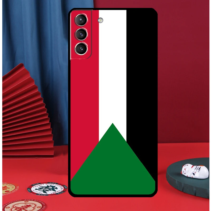 Sudan Flag Case For Samsung Galaxy S22 S23 Ultra S21 S20 FE S9 S10 S22 S23 Plus Note 10 Note 20 Ultra Cover