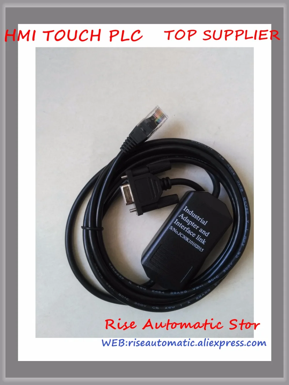 1747-PIC RS232 DH-485 Adapter For SLC5/01/02/05/03 Series PLC Indicator 2.5m RJ45 Fast Delivery