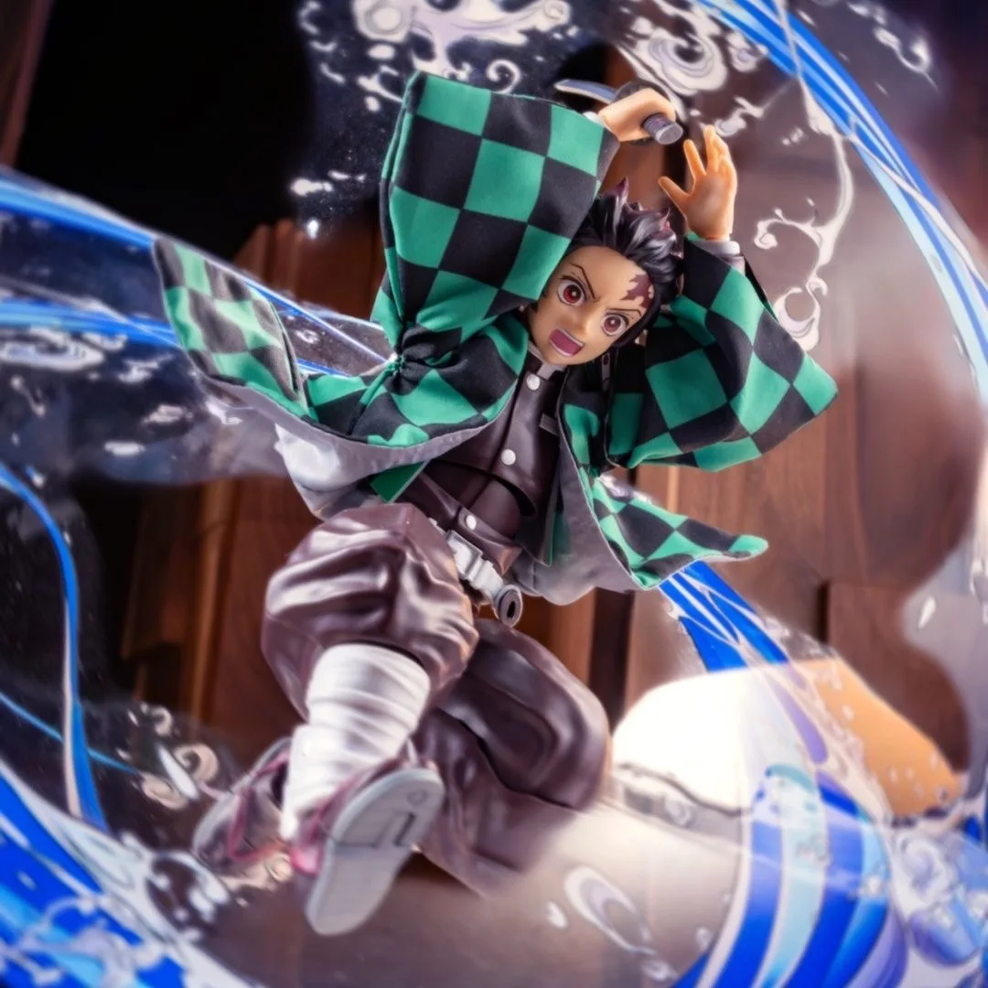 Demon Slayer Kamado Tanjirou Shf Vestiti di stoffa Anime Action Figure Giocattoli Accessori Abbigliamento Ragazzi Regali di Natale