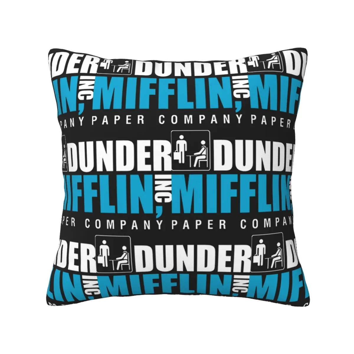 Dunder Mifflin Paper Company Essential Square Pillowcase Pillow Cover Cushion Decor Comfort Throw Pillow for Home Car