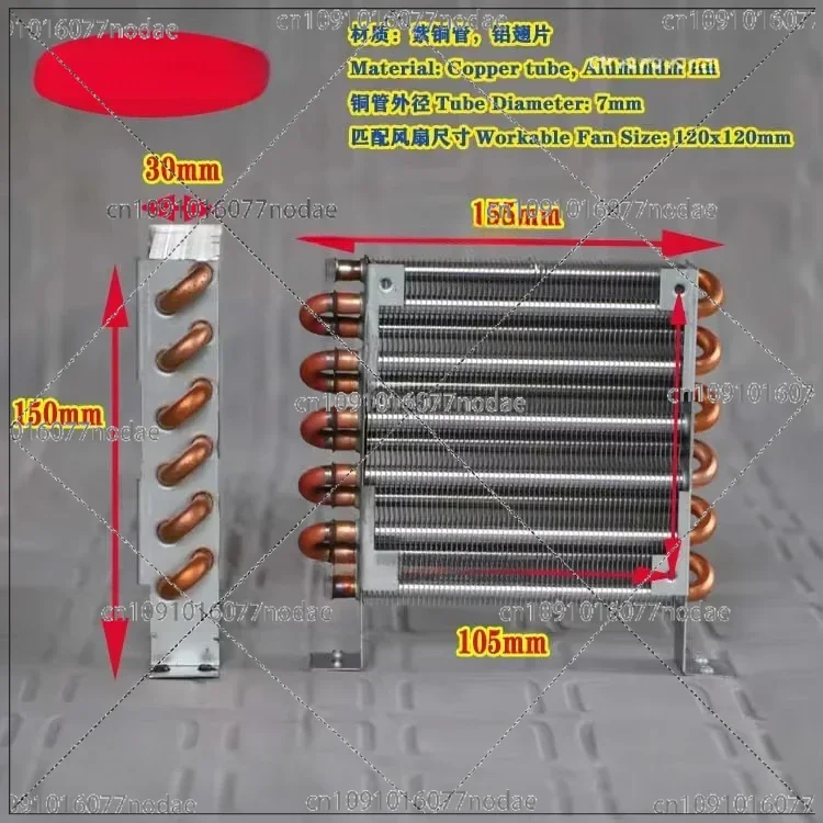 Micro Condenser, Radiator, Copper Tube, Fin Evaporator, Welding Machine, Oxygen Machine, Water Cooling