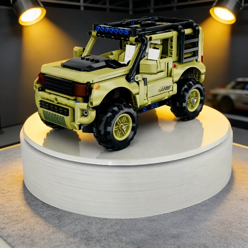 

Соберите свой собственный внедорожник для пустынных рейдов! Внедорожный грузовик MOC с рабочими элементами — увлекательное конструирование для подростков и взрослых