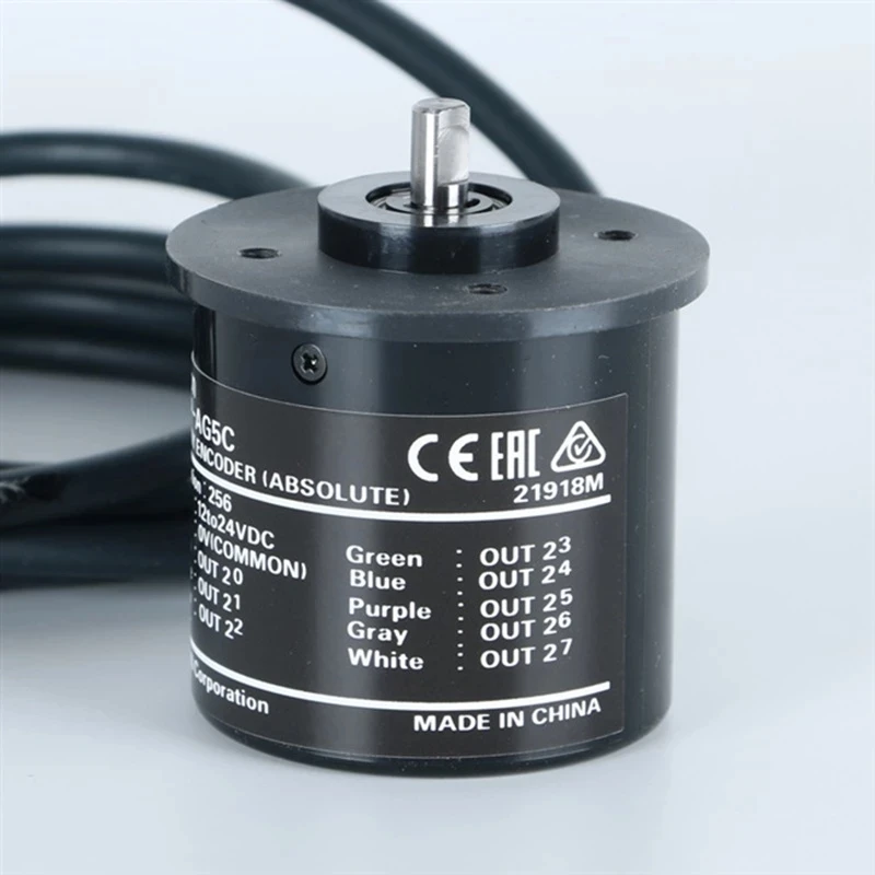 E6CP-AG5C-C 256P/R Gray Code output Absolute Rotary Encoder photoelectric counter motor controller angle Rotary Encoder