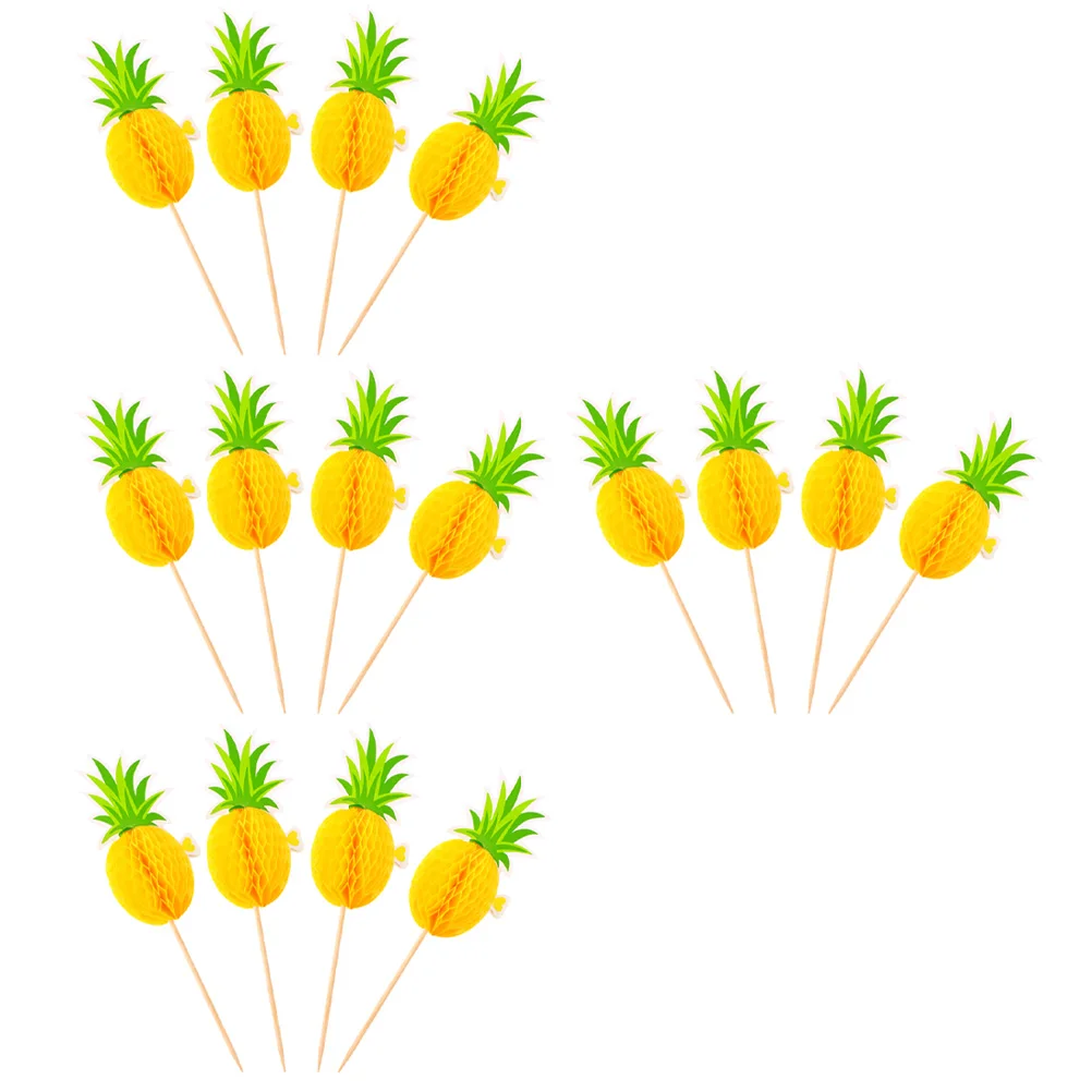 

Cake Decoration Insert Topper Accessory Hawaiian Birthday Decorations Aloha Decorating Party Toppers Tropical