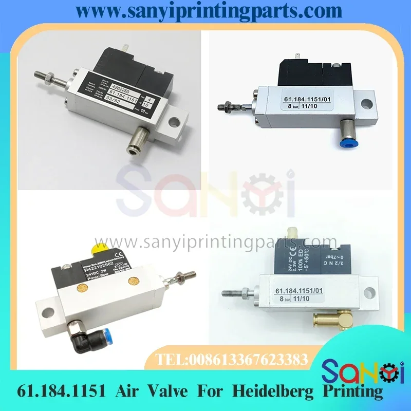 Лучшее качество 61.184.1151 Блок клапана воздушного цилиндра D20 H4 для деталей печатной машины Heidelberg SM102 CD102