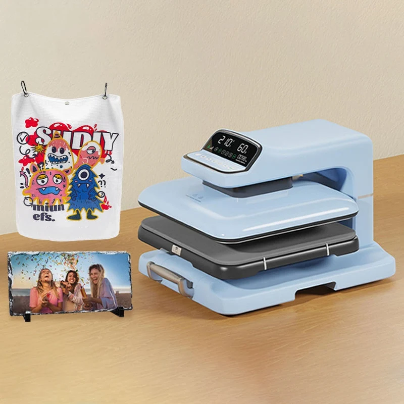 New Style Automatic Heat Press Machine 15 X 15 Inches T Shirt Printing Machine 38 X 38cm Heat Press Machines for T-shirt  F3880