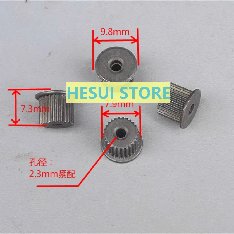 Metal drive wheel miniature synchronous wheel pulley