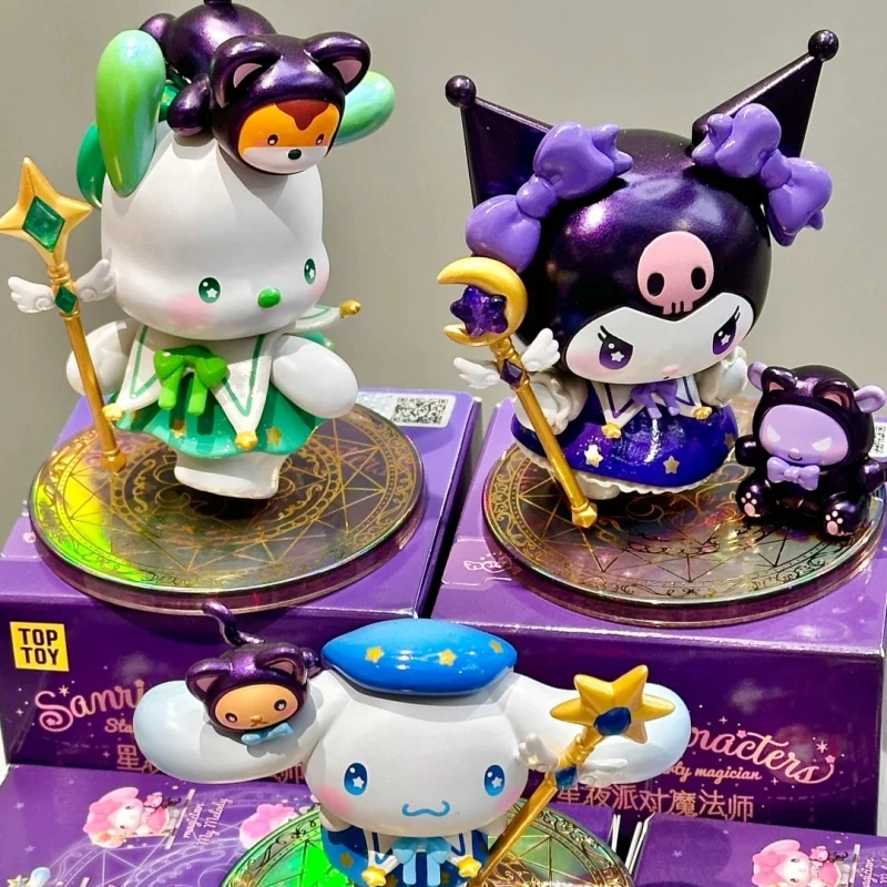Offre spéciale Starlight fête magicien série boîtes aveugles ma mélodie Kuromi Hello Kitty boîte aveugle mignonne poupée à la mode fille cadeaux en Stock