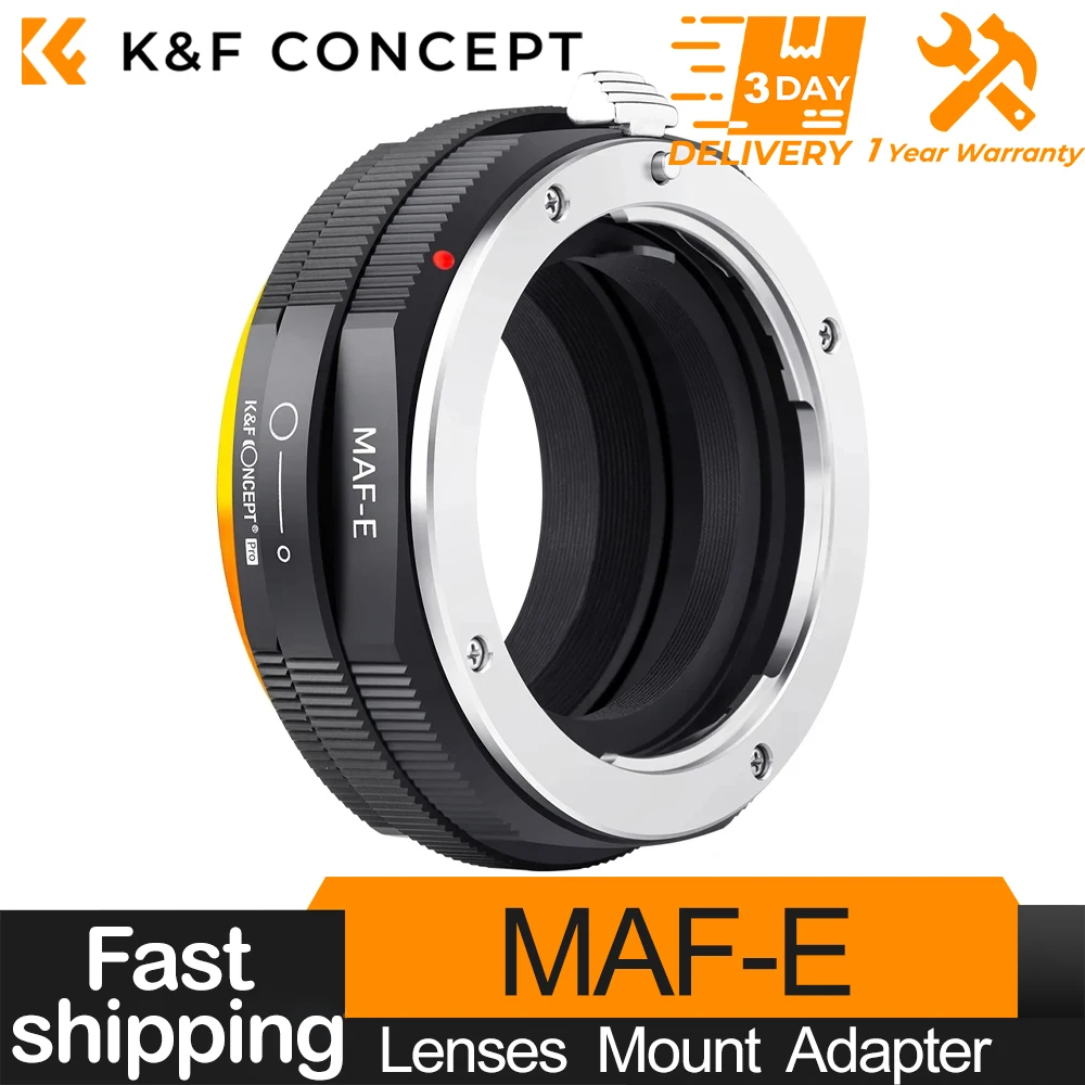 

K&F Concept for MAF-E Sony Alpha A Mount and Minolta AF Lens to NEX E Mount Camera for AF Lens to Sony NEX E Camera Body