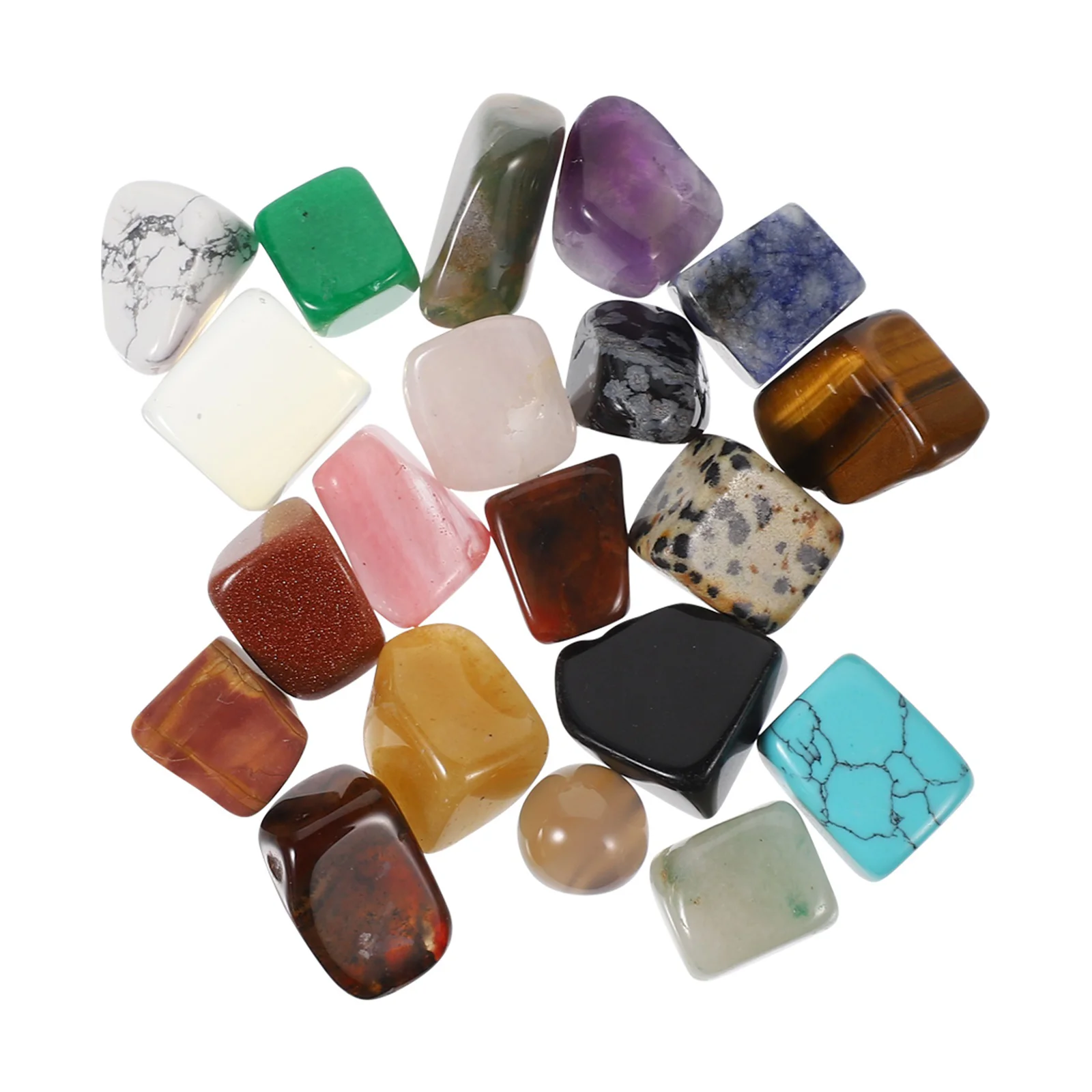 20 Pcs Gravel Accessories Ore Specimen Collection Stones Teaching Tool Chakra Balancing