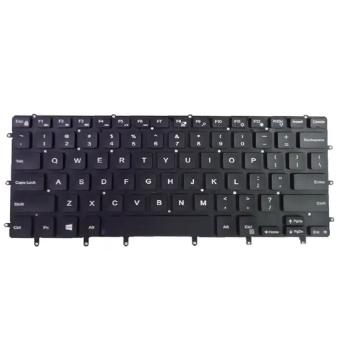US Laptop Keyboard for DELL XPS 15 05TGDD 9550 9560 9570 7590 0GDT9F no pointer With  backlight
