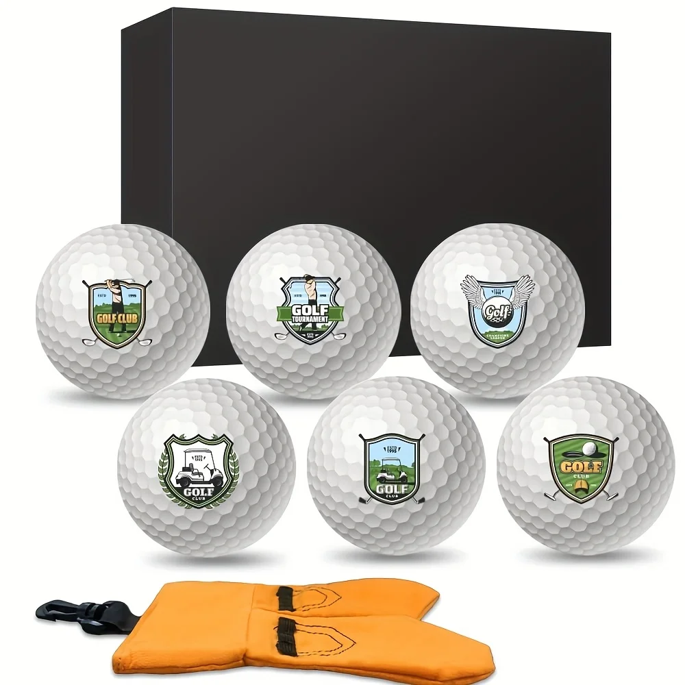 Funny Golf Gifts Set for Men Novelty Golf Balls Cool Accessories for Golfers & Golf Lovers & for Birthday and Christmas