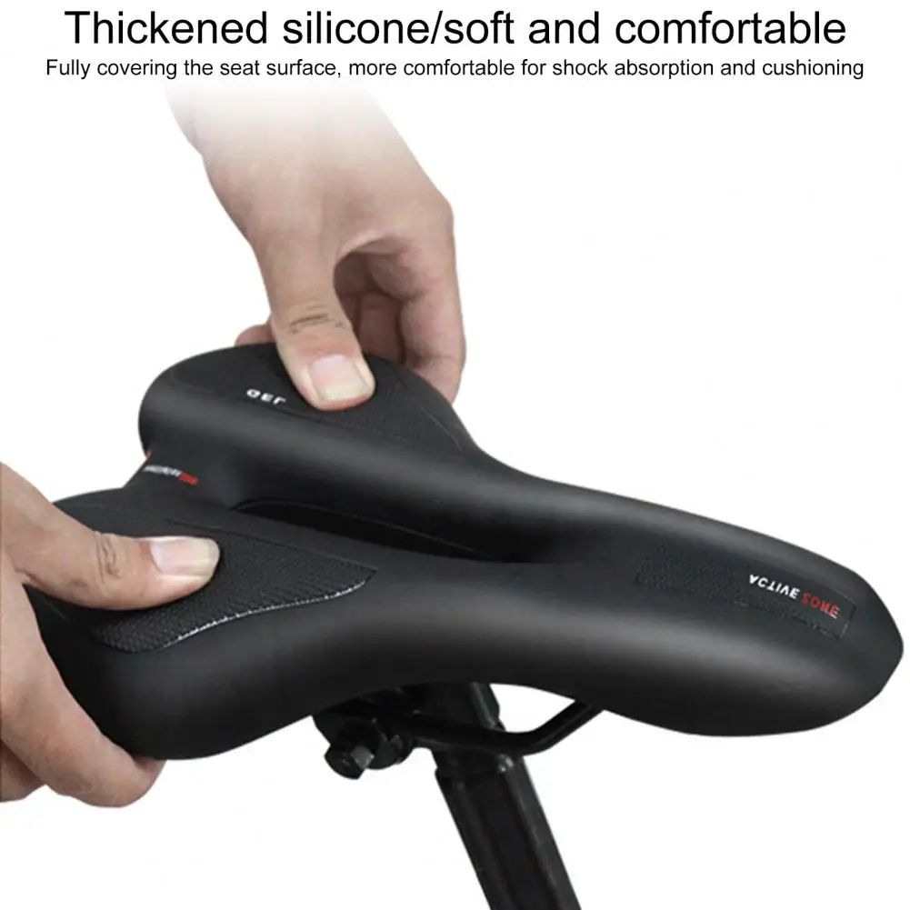 

Bicycle Seat Dot Design Easy Installation Rounded Back Seat High Toughness Bike Cushion Bike Parts