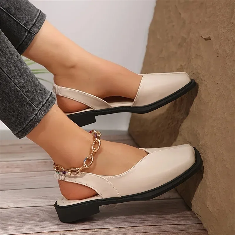 nude mule shoes