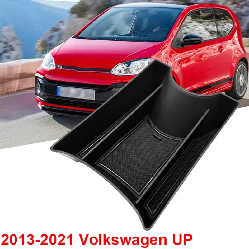 Center Console Armrest Storage Box Accessories For VW Up / Seat Mii / Skoda Citigo 2013 2014 2015 2016 2017 2018 2019 2020 2021