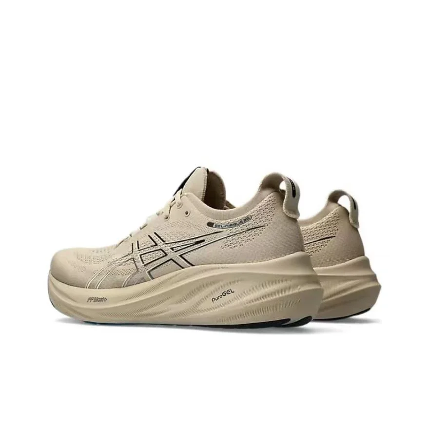 Original asics nimbus 26 tênis de corrida dos homens almofada estabilidade asics sapatos esportivos unisex tênis branco