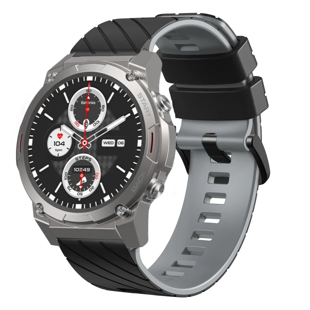 Cinturino per Zeblaze Vibe 7 Pro / Stratos 2 3 cinturino per orologio cinturino sportivo in silicone da 22 mm per Zeblaze Ares 3 Pro cintura Correa