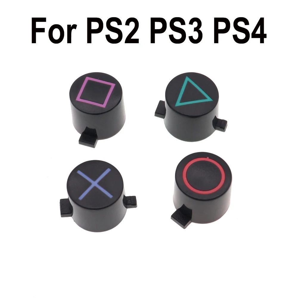 소니 플레이스테이션 듀얼쇼크 4 3 DS4 PS3 PS4 게임 패드 컨트롤러, 서클 스퀘어 트라이앵글 ABXY X 버튼 수리 부품 교체