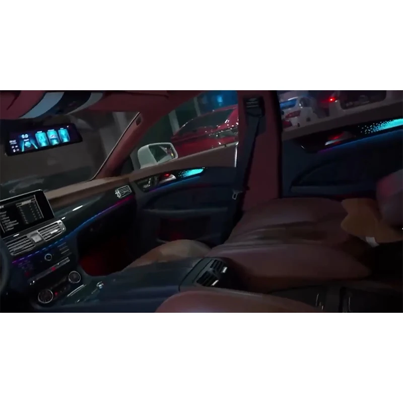 

Многоцветная атмосферная подсветка 22-в-1 для Mercedes-Benz 2012-2017 CLS Wraith Edition: интерьерная симфоническая лампа