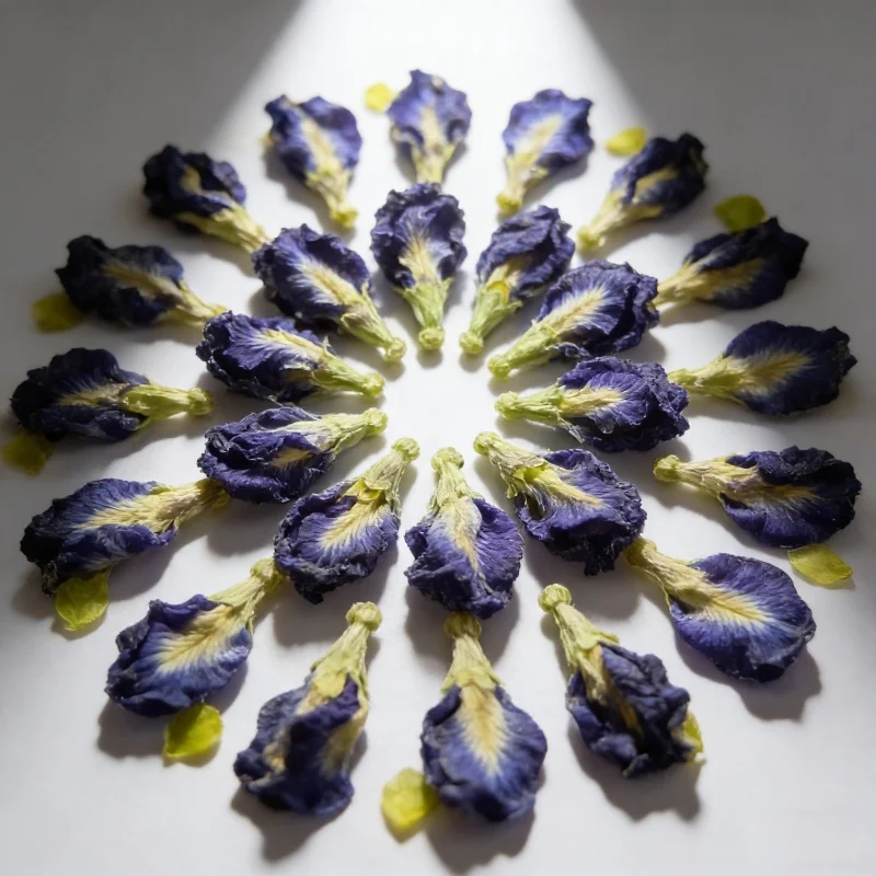 Top Natural a granel guisante mariposa flor de orquídeas flor seca mariposa flor utilizada para hacer velas jabón de baño almohada relleno Sache