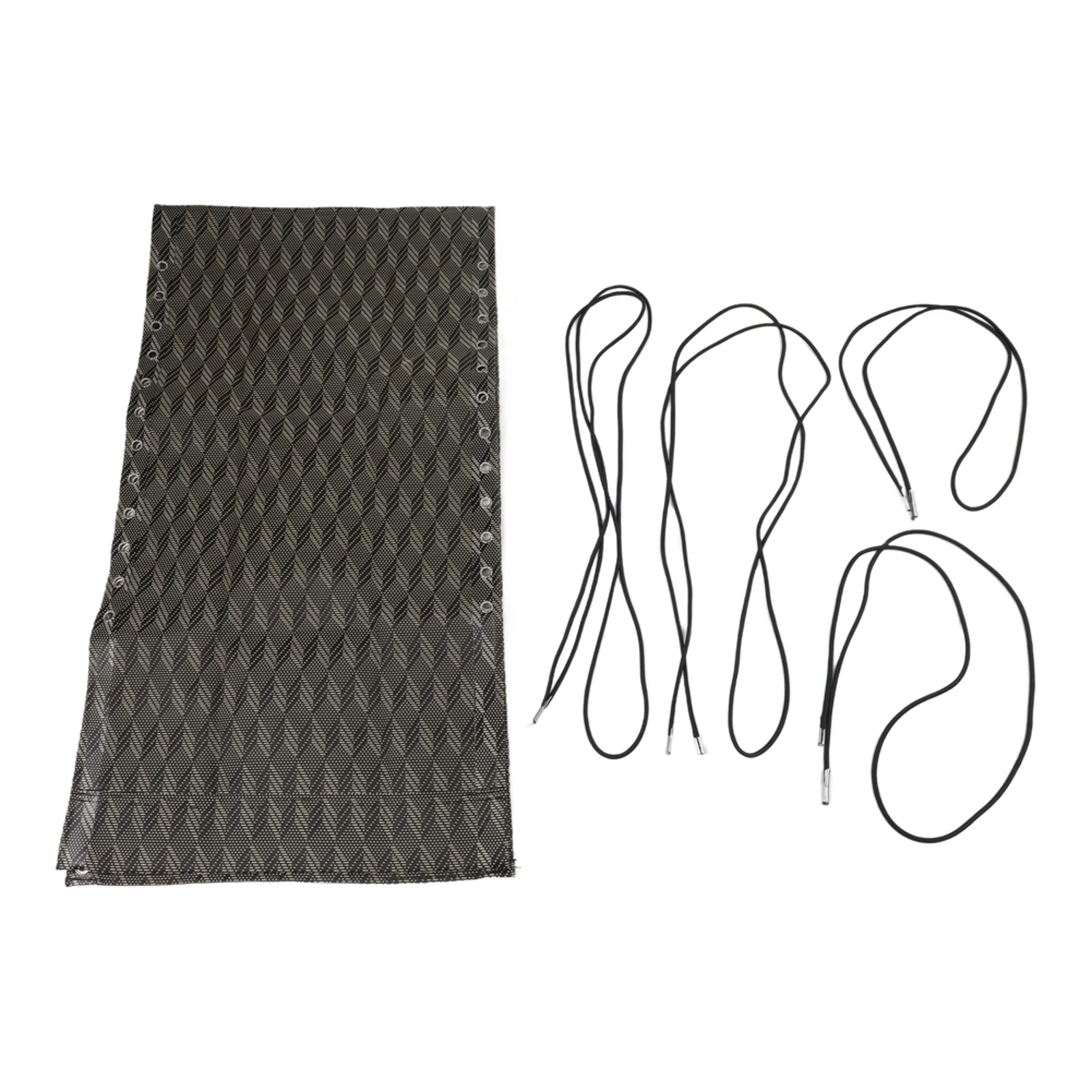 Repair Kit for Beach Chair Deckchair with Replacement Nylon Fabric Cord and Elastic Ropes Providing Enhanced Outdoor Resistance
