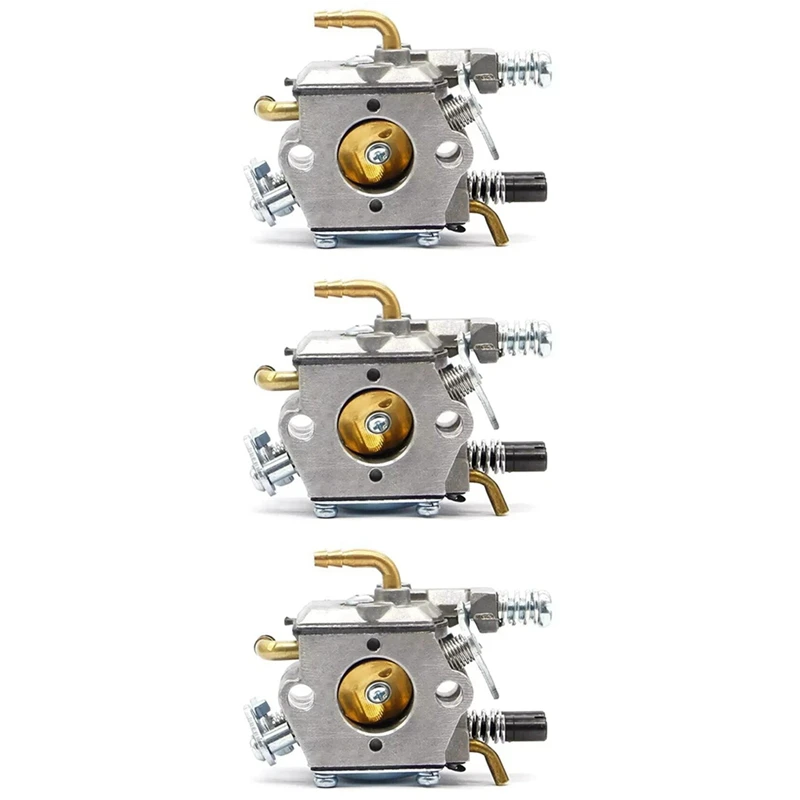 

3X Carburetor For MP16 MP16-7 52Cc Chainsaw Carb 2 Stroke Engine 4500 5200 5800 Chainsaw Lawn Mower Garden Tools Tube