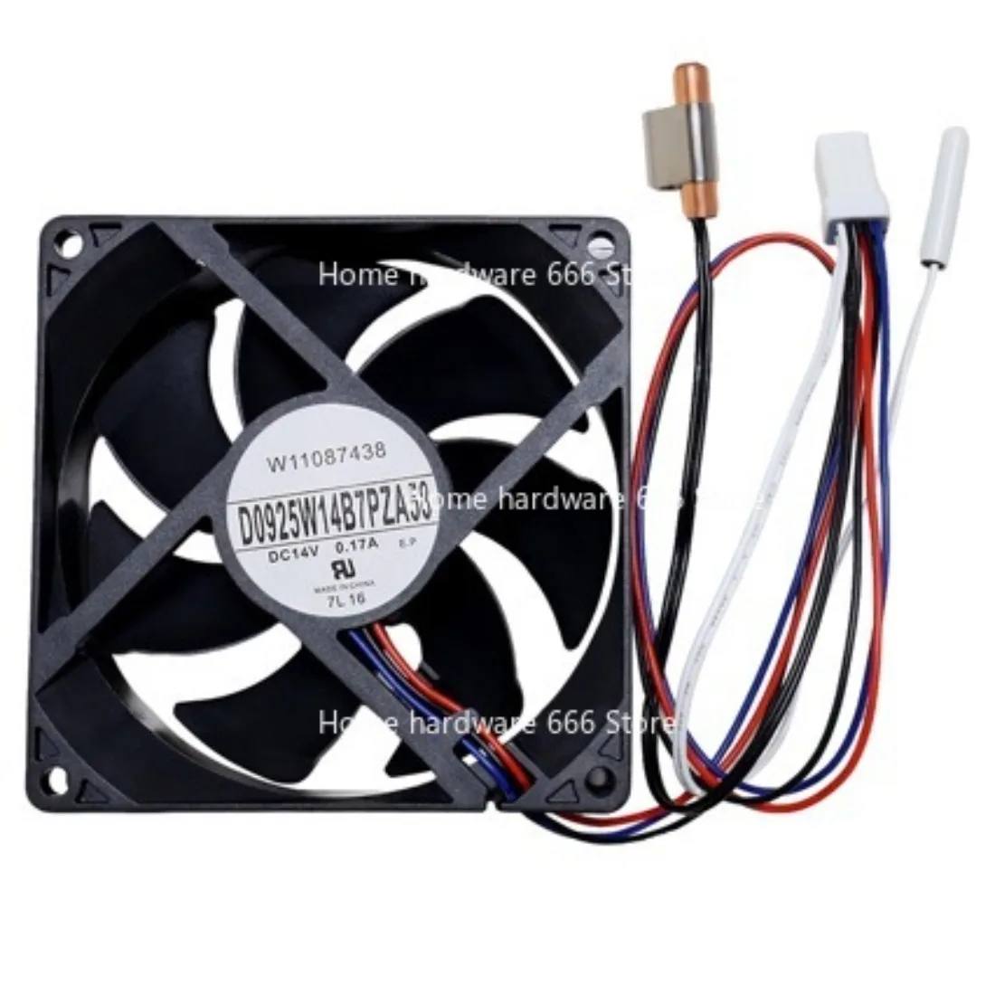 

W11087438 W11087438 Refrigerator Evaporator Fan Motor for Refrigerator Fan 14v