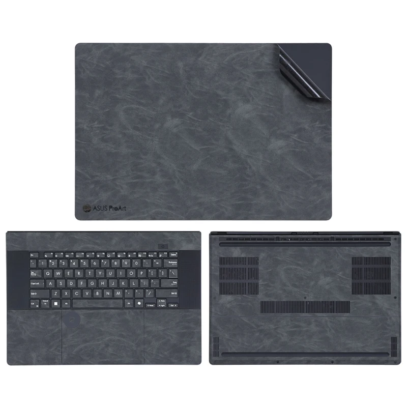 

Чехол из искусственной кожи с текстурой для ASUS ProArt PX13 HN7306 ProArt P16 H7606 2025 года, наклейки для ноутбука на заказ, виниловая защитная пленка
