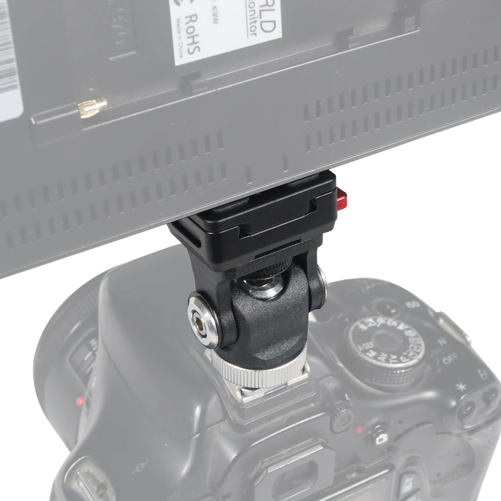 Einstellbarer Schnellverschluss-Kugelkopf Kalt schuh halterung Monitor halterung Blitz halterung Blitzschuh adapter DSLR-Kameras Käfigs tabilisator – Detail 29