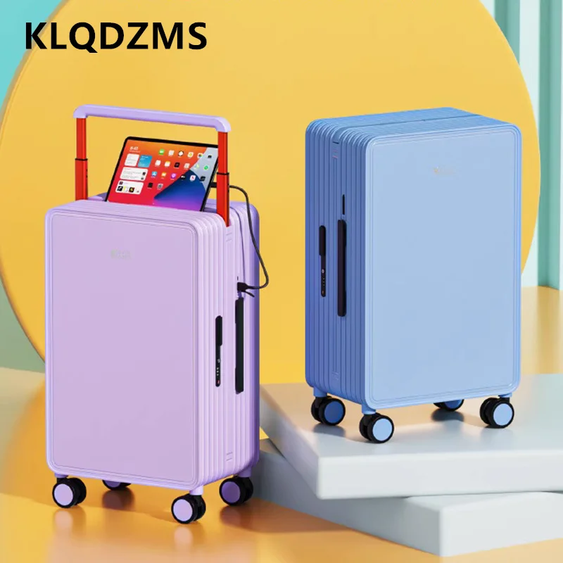 KLQDZMS Luggage on Wheels 20 Inch Boarding Case 24