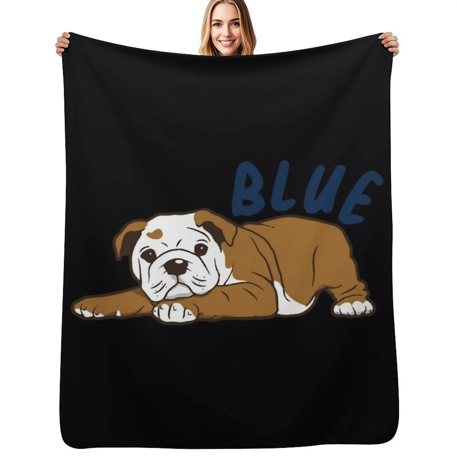 

Butler Blue 4 Throw Blanket Soft Sherpa Fleece Warm Blanket for Winter