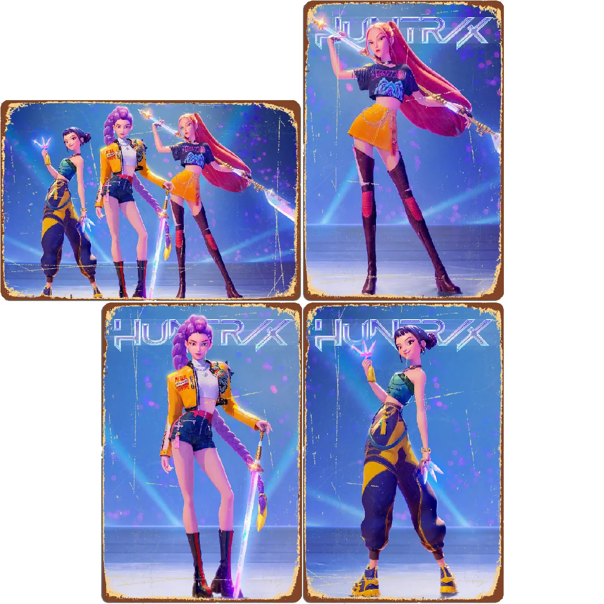 

Hunters Zoey Rumi Mira Sign Poster Player Retro Metal Sign Club Indoor Room Decor Custom Tin Home Wall Decor