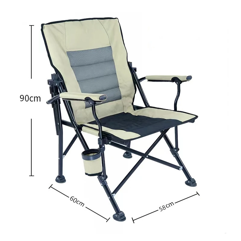 

OEM Liegestuhl Strandstuhl Silla De Playa Kamp Sandalyesi 5.9kg Adjustable Backrest Outdoor Folding Fishing Camping Beach Chairs