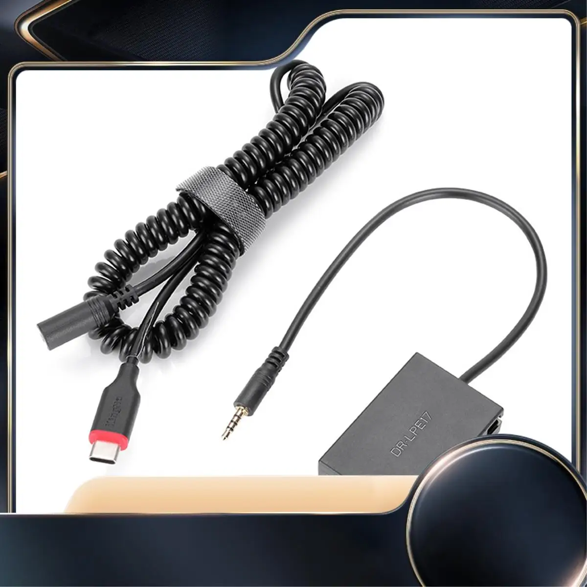 

ACK-E17 Тип USB C LP-E17 Фиктивный аккумулятор Адаптер переменного тока постоянного тока для Canon EOS 200D 750D 760D 770D 800D 850D Зарядное устройство для камеры-N34R