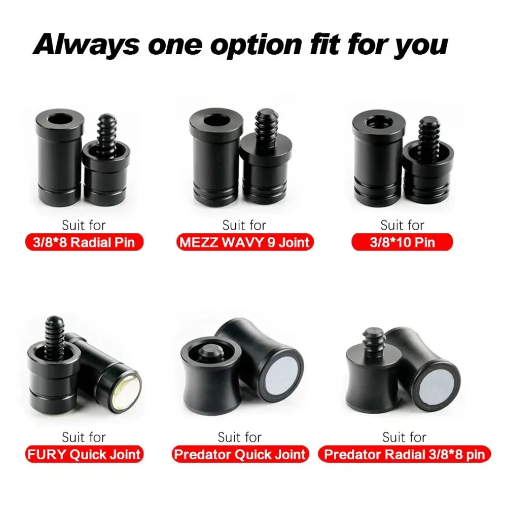 1Set Durable Special Billiard Cue Joint Protector Set Plastic Black Joint Caps Middle Wheel Protection Cover for Uni Loc Wavy