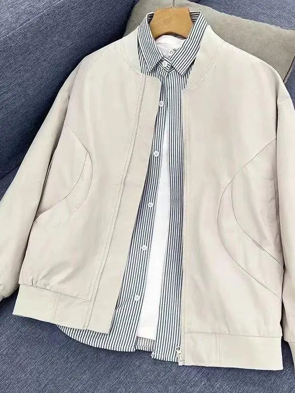 

Новинка 202, мужская простая бейсбольная повседневная рабочая одежда для пар в американском стиле, весна-осень, Новое поступление, свободная посадка