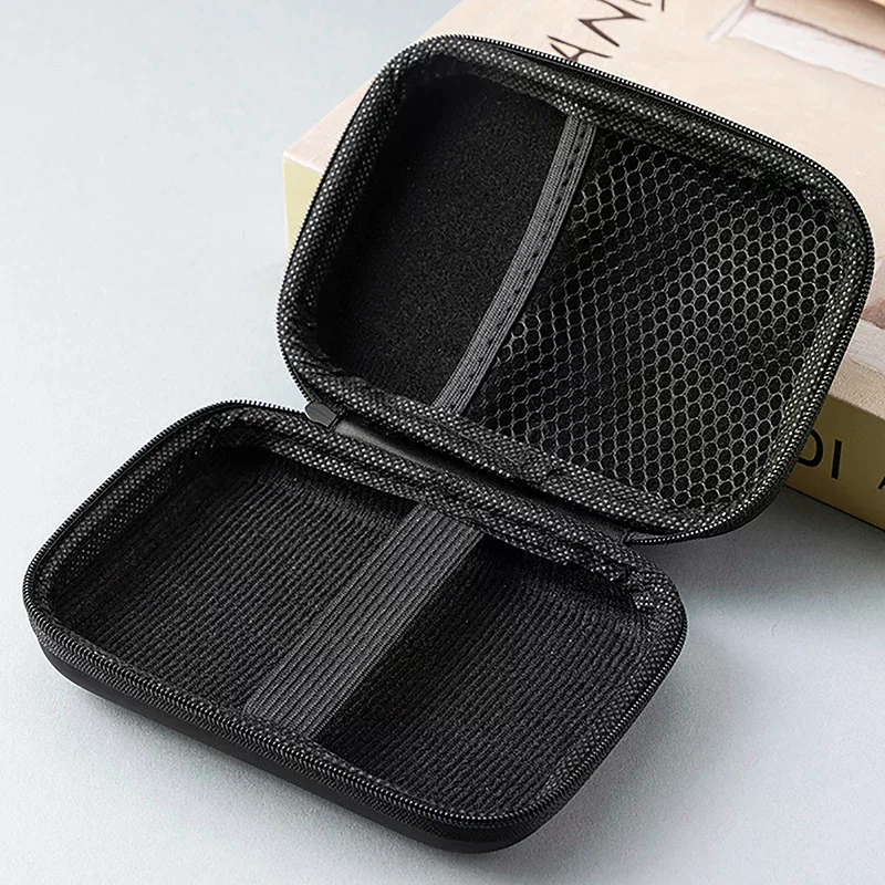 New EVA Zipper Bag Hard Drive Protect Bag HDD SSD USB Cable Charger Protect Bag For 2.5 Hard Drive Power Bank USB Cable Charger