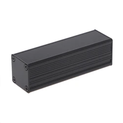 새로운 DIY 압출 전자 프로젝트 알루미늄 인클로저 PC 케이스 블랙 알루미늄 OrganizerBoxes 80x25x25mm DropShipping