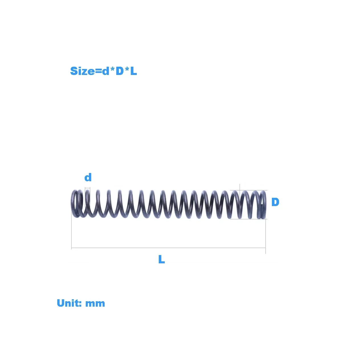 3mm Steel Compression Spring/y-Shaped Pressure Spring/High Elasticity Circular Wire Return Spring / Shock Absorption Compression