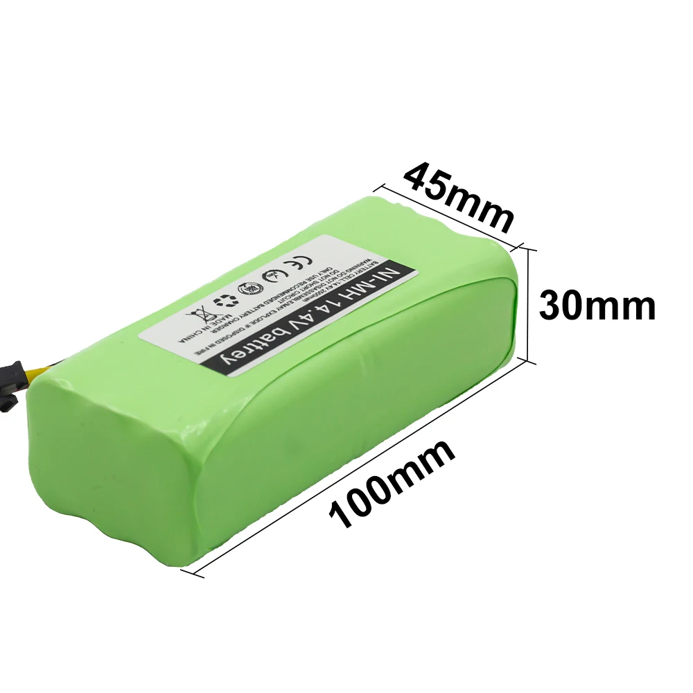 14.4V Ni-MH AA Rechargeable battery Pack 2500MAH for Ecovacs Deebot Deepoo X600 ZN605 ZN606 ZN609 Midea Redmond Vacuum Cleaner