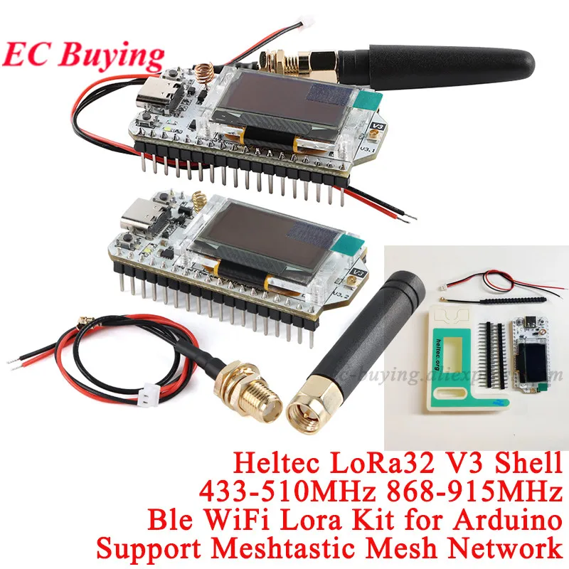 Zestaw ESP32 SX1262 LoRa WIFI 32 433-510MHz 868MHz/915MHz z wyświetlaczem OLED S3, płytka rozwojowa IOT dla Arduino, sieć Mesh Meshtastic
