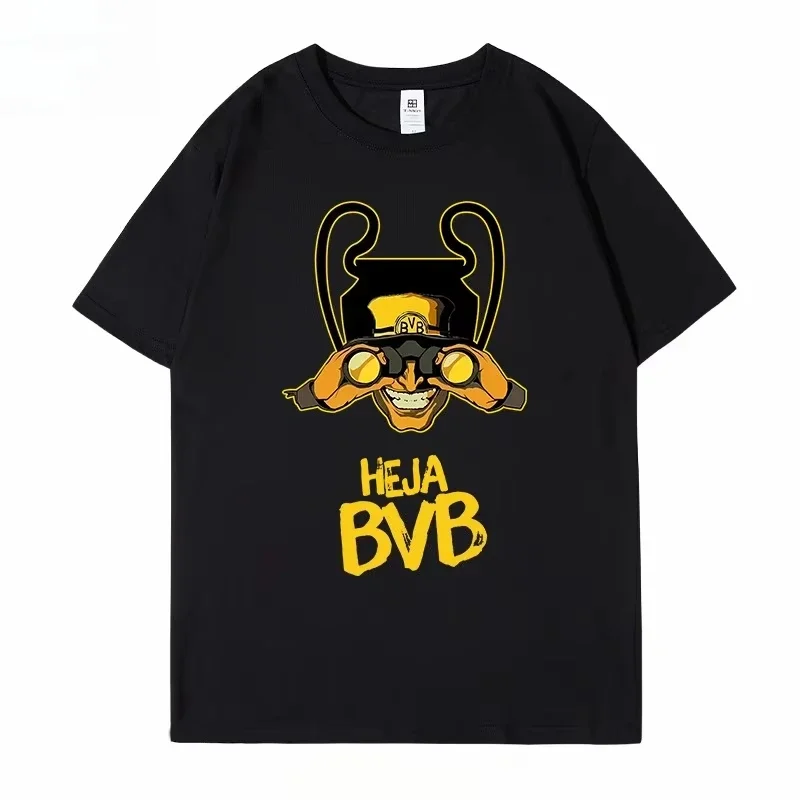 

Fan Cartoon Graphic Tee Men Breathable Cotton Round Neck Short Sleeve T-Shirt