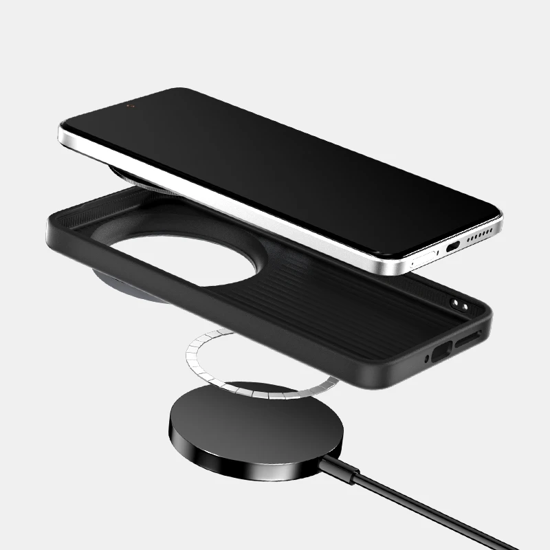 For Xiaomi 15 Ultra Case Magsafe Slim Rigid Magnetic Wireless Charging Carbon Fibre Ecology Leather Case Cover Metal Lens Etui