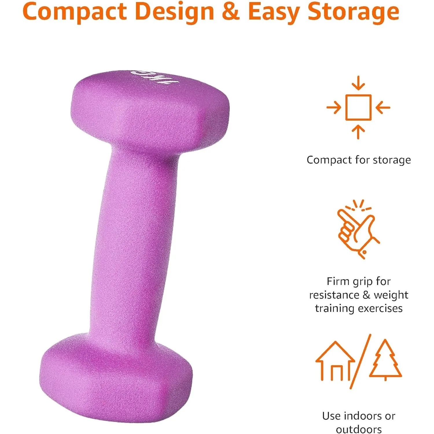 Matte Finish Cast Iron Dumbbells 60kg Anti-Slip Texture Weights for Arm & Body Workouts